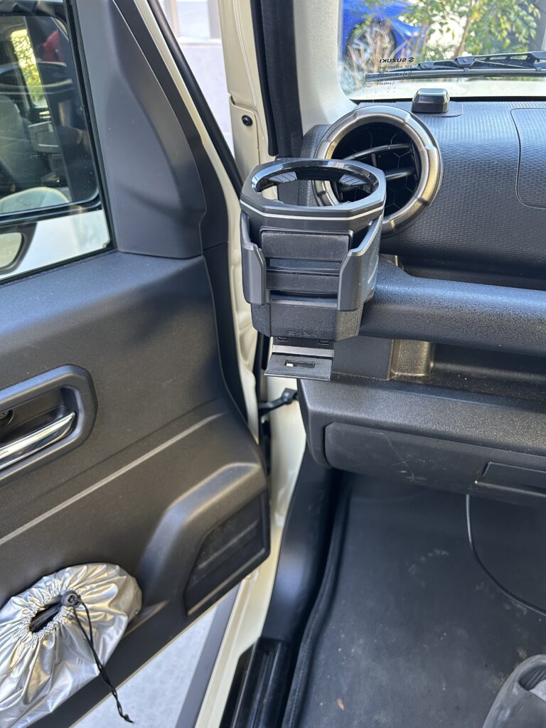 【ジムニー専用ドリンクホルダー】納車直後に買ってよかった神カスタム!