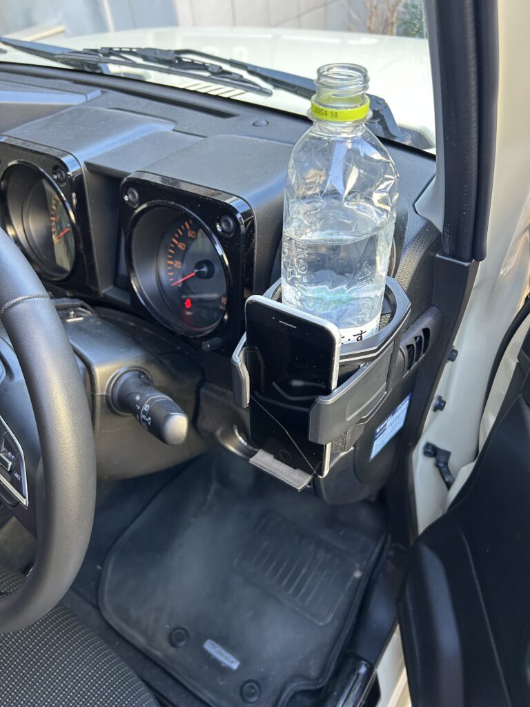 【ジムニー専用ドリンクホルダー】納車直後に買ってよかった神カスタム!